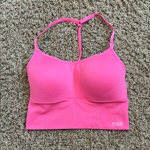 Victoria secret pink sports crop bra